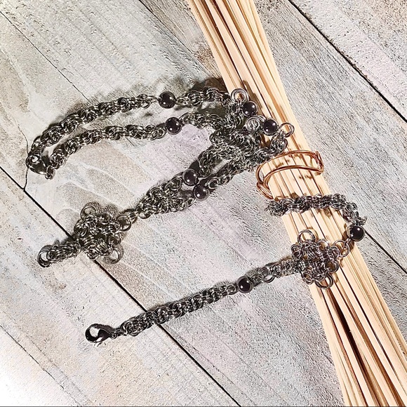 Artisan Non-Magnetic Hematite and Jewelry Set - Picture 8 of 8